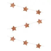 Stjärngirlang Roséguld