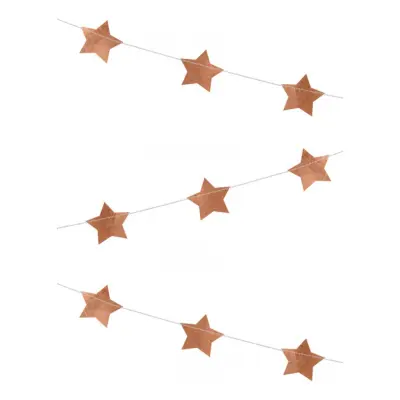 Stjärngirlang Roséguld