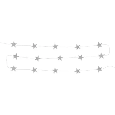 Stjärngirlang Silver/Glitter