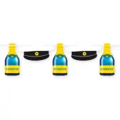 Studenten girlang studenthattar&champagneflaskor 6 m
