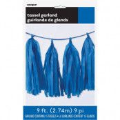 Tofs-girlang blå 274 cm