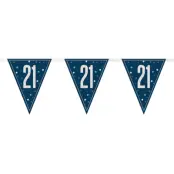 Vimpelgirlang 21 Blå/Silver