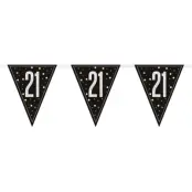 Vimpelgirlang 21 Svart/Silver