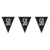 Vimpelgirlang 50 Svart/Silver