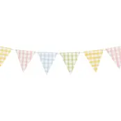 Vimpelgirlang Gingham