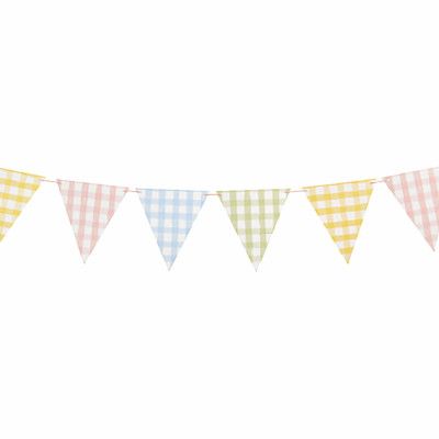 Vimpelgirlang Gingham