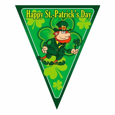 Vimpelgirlang Happy St Patricks Day - 5 meter