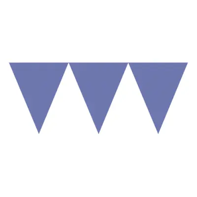 Vimpelgirlang Lila Lång