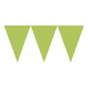 Vimpelgirlang Limegrön Lång