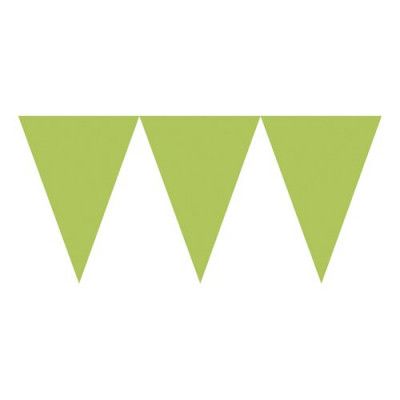 Vimpelgirlang Limegrön Lång