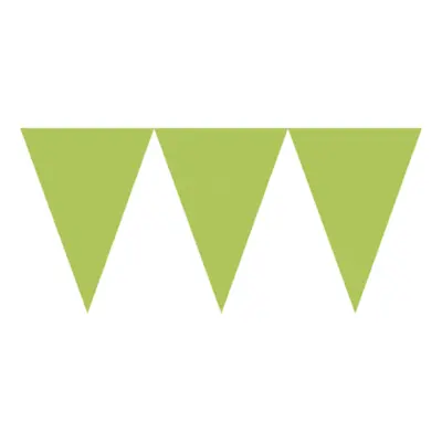 Vimpelgirlang Limegrön Lång