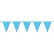 Vimpelgirlang Ljusblå Extra Lång