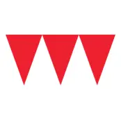 Vimpelgirlang Röd Lång