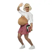 Gravid Skolflicka Maskeraddräkt - One size