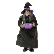 Animerad Häxa med Godisskål Prop