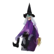 Animerad Häxa med Ljud & Ljus Prop