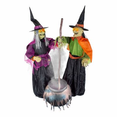 Animerade Häxor med Kittel Ljud&Ljus Prop