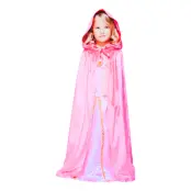 Barncape Med Huva Rosa - One size