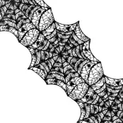 Bordslöpare Svart Spindelnät