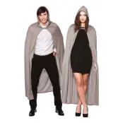 Cape med Huva Grå - One size