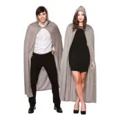 Cape med Huva Grå - One size