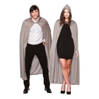 Cape med Huva Grå - One size