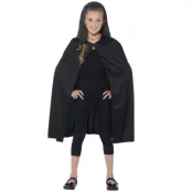 Cape med Luva Svart Maskerad Barn