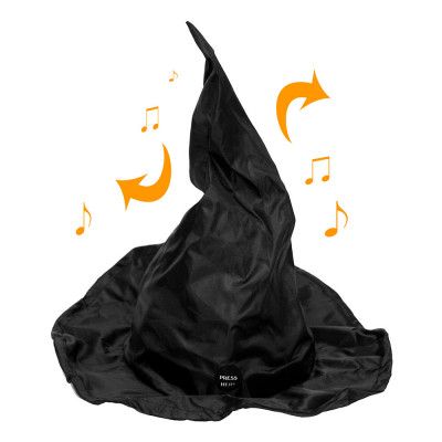 Dansande Häxhatt med Ljud - 40 cm