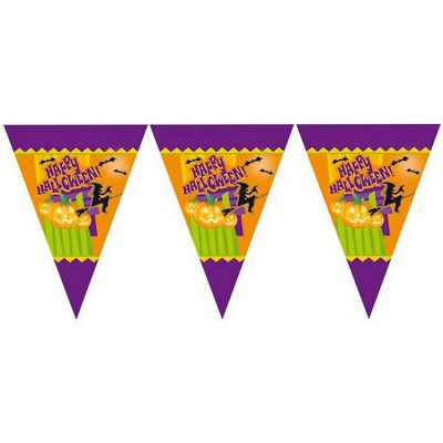 Flaggbanderoll Happy Halloween