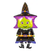 Folieballong Halloween Häxa Shape