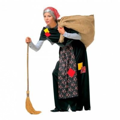 Gammal Häxa Maskeraddräkt