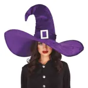 Gigantisk Häxhatt Lila - One size
