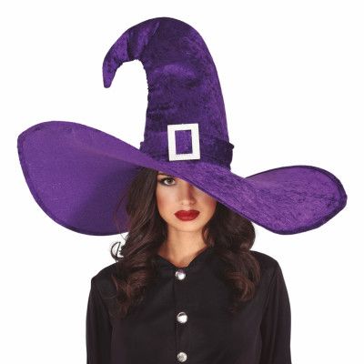 Gigantisk Häxhatt Lila - One size