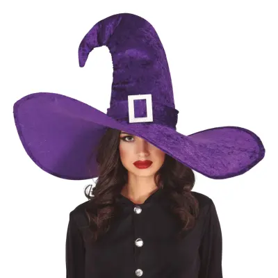 Gigantisk Häxhatt Lila - One size