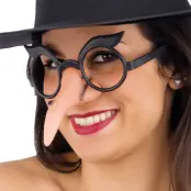 Glasögon med Häxnäsa