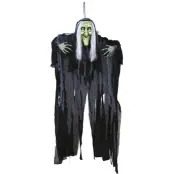 Grön Häxa 90cm (Rörelse&Ljud)