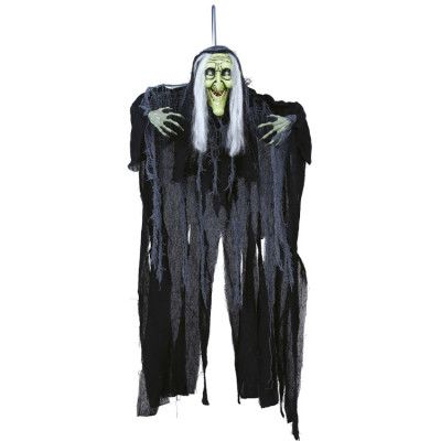 Grön Häxa 90cm (Rörelse&Ljud)