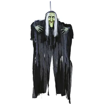Grön Häxa 90cm (Rörelse&Ljud)