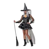 Häxa Gotisk Maskeraddräkt