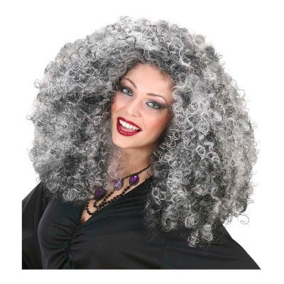 Häxa Krullig Peruk - One size