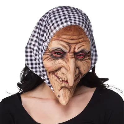 Häxa med Sjal Mask - One size