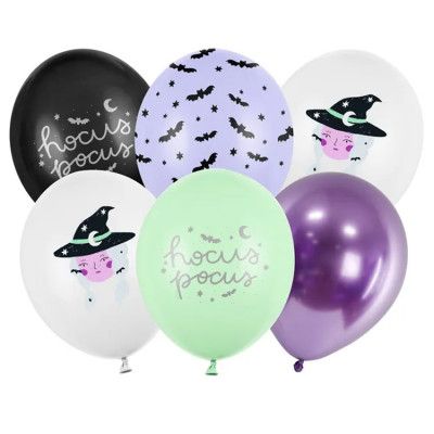 Häxa Mix Ballonger 6-pack