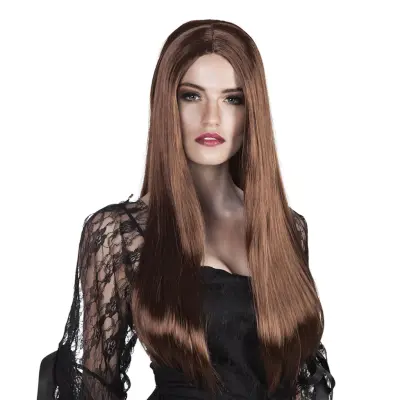 Häxa Peruk Brun - One size