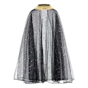 Häxcape Barn med Stjärnor - One size