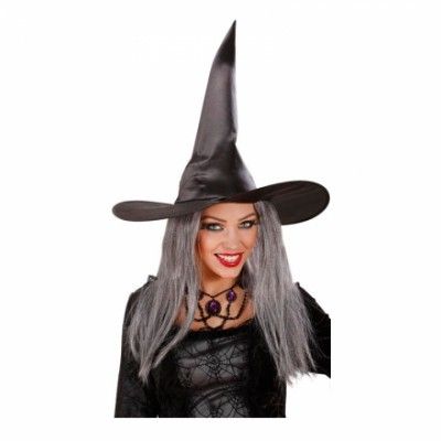 Häxhatt med Hår - One size