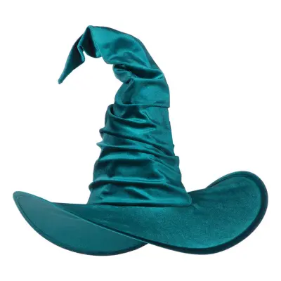 Häxhatt Sammet Grön - One size