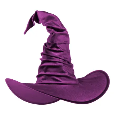 Häxhatt Sammet Lila - One size