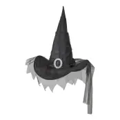 Häxhatt Svart med Tyll - One size