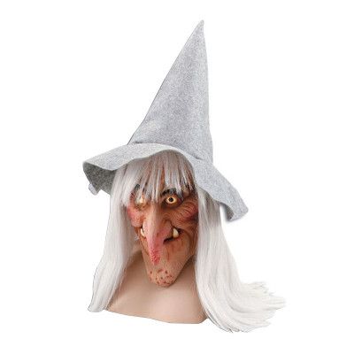 Häxmask med Hatt - One size