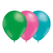 Ballongkombo Grön/Rosa/Turkos - 15-pack
